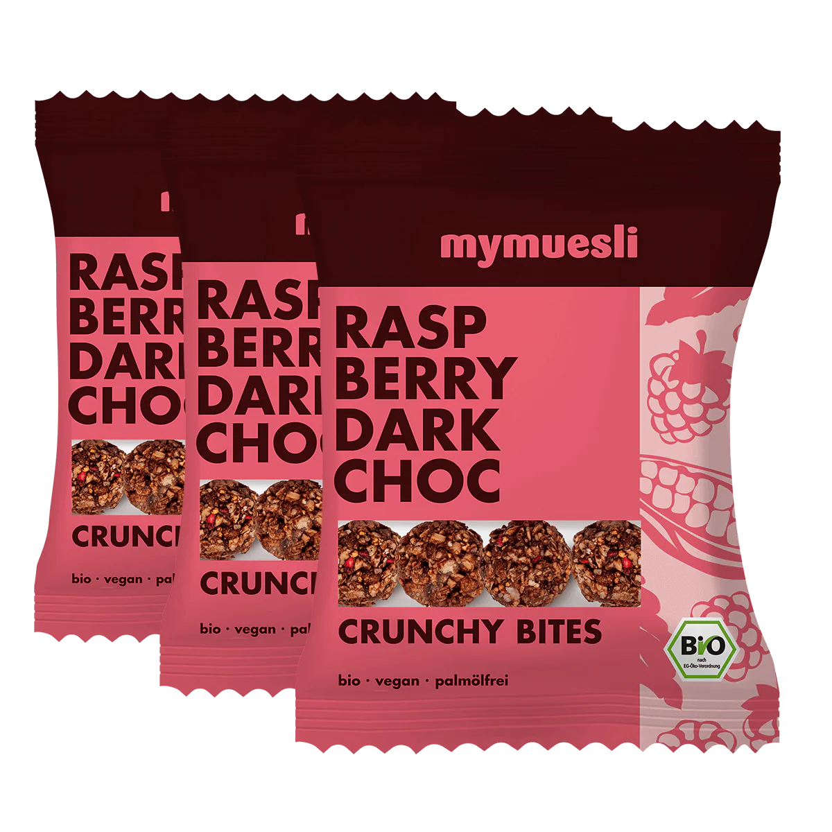 Crunchy Bites Raspberry Dark Choc
