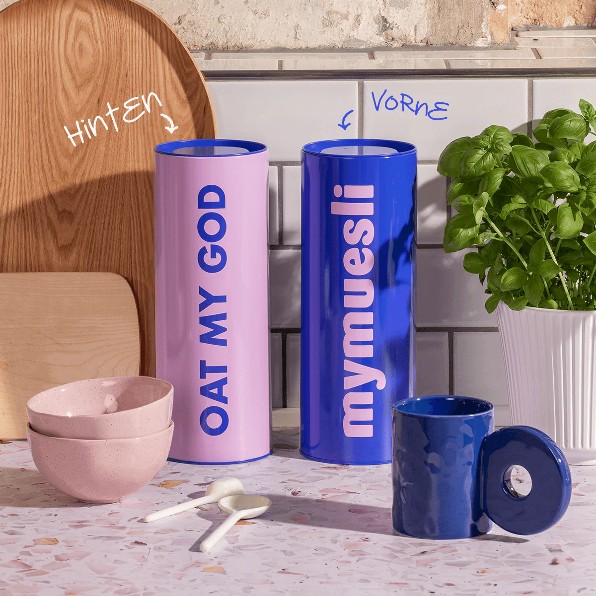 Vorratsdose blau & rosa - Image 6